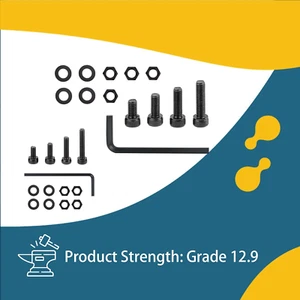 1230 Pcs M2 M3 M4 M5 Bolts and Nuts Set Hex Socket Head Cap Screws Bolts and ... - Picture 1 of 12