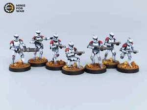 Star Wars: Legion - Republic - Phase 1 Clone Troopers Unit - Red - Picture 1 of 3