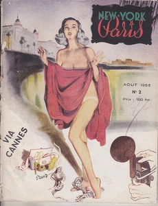 C1 Curiosa NEW YORK PARIS Edica 1953 MARILYN MONROE Jean DAVID Albert PARAZ RARE - Picture 1 of 4
