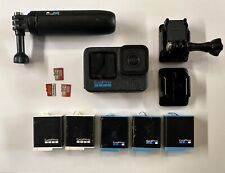 GoPro HERO12 Black 5.3K UHD Action Camera Kit With Batteries Mounts Sd Card