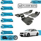 Premium 4 Pcs 3D Floor Mats Fit for Mercedes-Benz C-Klasse(W205) 2014-2019 Black