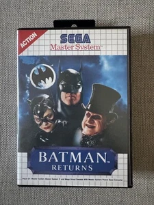 Master System BATMAN RETURNS Boxed & Complete Sega PAL REGION FREE (Works in US) - Picture 1 of 3