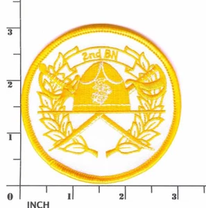 2º SEGUNDO BATALLÓN DE ENTRENAMIENTO DE RECLUTAS PARCHE RTBN MCRD PARRIS ISLAND SAN DIEGO - Imagen 1 de 1