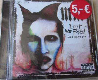Marilyn Manson - Lest We Forget - The Best Of / CD Album 2004 OVP, neu - Bild 1 von 2