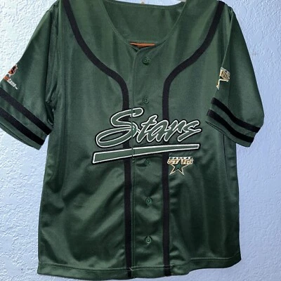 Camiseta deportiva verde estilo béisbol Dallas Stars juvenil talla 12/14 nueva con etiquetas Foto 1 de 4