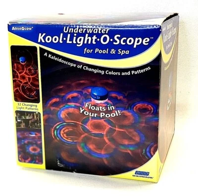 Светящийся подводный прицел Aqua Glow Kool для бассейна спа-салона светодиодный с открытой коробкой - Изображение 1 из 4