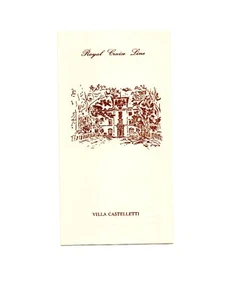 ORIGINAL Cruise Line Menu ROYAL CRUISE LINE Dinner Menu undated - Picture 1 of 2