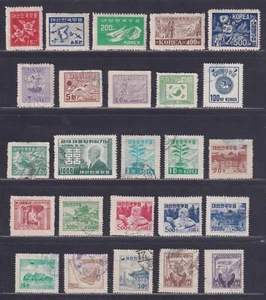 Korea 1949-1957 Used/LH Collection 44 Different Stamps SCV $194.40 - Picture 1 of 4