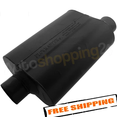 Silenciador com câmara Flowmaster 953047 3" entrada/deslocamento central 40 Series Delta Flow - Imagem 1 de 4