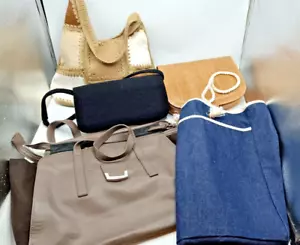 VINTAGE HANDBAGS. ONE LEATHER. ONE GEOX. JACKSONS BEACH. HOUSE CLEARANCE.JOB LOT - Imagen 1 de 23