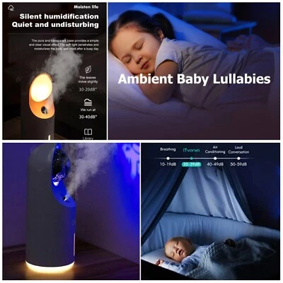 Ultrasonic Cool Mist Humidifier And Night Light - Image 1 of 4