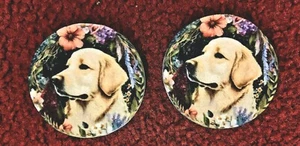 POSAVASOS COCHE PERRO LABRADOR-2-PK PARA EVITAR PORTAVASOS PEGAJOSOS - Imagen 1 de 1
