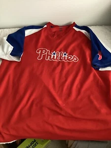 Philadelphia Phillies LARGE Magestic pullover 5X stitched - Picture 1 of 5
