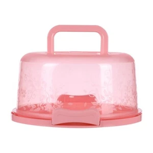 Clear Cake Storage Container with Lockable Lid and Convenient Handle Portable - Picture 1 of 10