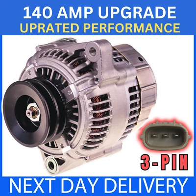 140AMP ALTERNATOR for TOYOTA LAND CRUISER 4.5 PETROL 1FZ-FE GASOLINE LEXUS LX450 - Image 1 of 4