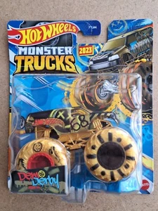 Demo Derby 🔥 1:64 Monster Trucks 2023 truck Live jaune - Picture 1 of 2
