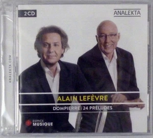 Alain Lefevre Klavier ~ Dompierre: 24 Präludien 2 Scheiben, Analekta Import Kanada VERSIEGELT - Bild 1 von 1