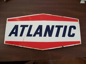 NEW Atlantic Hex tin metal sign - Picture 1 of 18