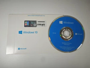Microsoft Windows 10 Home 64 Bit - DVD - New Sealed Package - Afbeelding 1 van 6