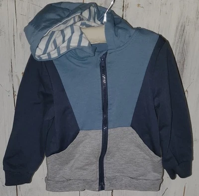 Tommy Bahama Azul Gris Sudadera con Capucha Sudadera Chaqueta 2T *W25 Foto 1 de 4