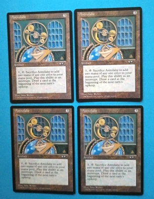 Magic the Gathering MTG Alliances ASTROLABE (Globe)   X 4 LP/EX  C 1996 NICE! - Image 1 of 2