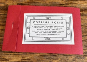 Lunalux Fortune  Folio A Unique Portfolio For Collecting Fortune Cookie Fortunes - Picture 1 of 6