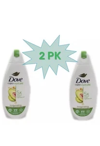 Dove Body Wash Shower Gel Care By Nature Invigorating 400ml -13.53 fl oz - 2 PK - Picture 1 of 2