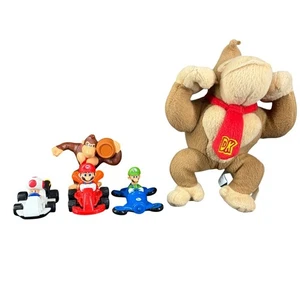 Super Mario & Donkey Kong Spielzeugsammlung - Plüsch & Figuren - 5 Stück - Bild 1 von 9