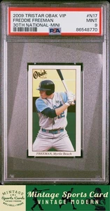 2009 Tristar Obak Mini 30th National - Freddie Freeman - #N17 PSA 9 - Bild 1 von 2