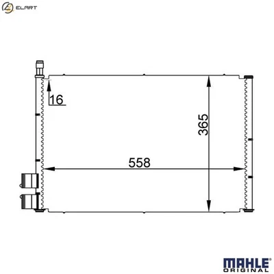 CONDENSER AIR CONDITIONING AC 298 000S FOR MAZDA FORD FUSION IKON/V FIESTA/Van - Image 1 of 4