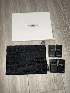 LOTS OF 4 GIVENCHY LE SOIN NOIR EYE CREAM, MICRO CONCENTRATE, COSMETIC BAG, BOX - Picture 1 of 12