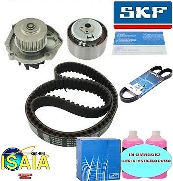 Kit distribuzione SKF pompa acqua e cinghia servizi per Fiat Punto Panda 1.2 1.4 - Image 1 of 1