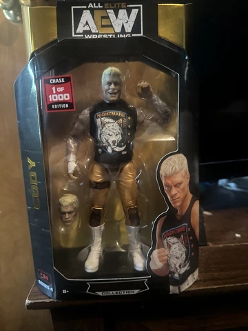 Aew Cody Rhodes series 4 1/1000 Chase Figure Cover