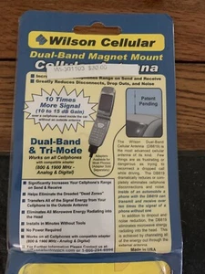 Wilson Cellular 301103 Dual Band Tri-Mode Magnet Mount Antenna cell phone signal - Picture 1 of 3