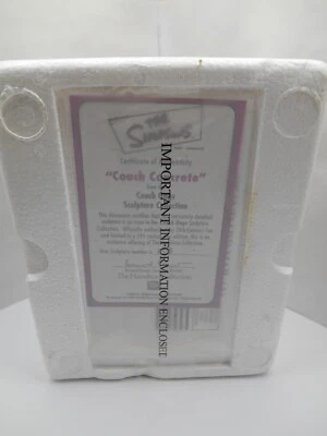 Simpsons Hamilton Collection Couch Gags "COUCH CONCRETE" - Bild 1 von 4