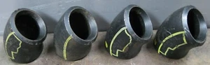 GP 2” 90 DEG. SHORT RADIUS BUTT WELD SCH. 80 SEAMLESS PIPE FITTING QTY. 4. TOTAL - Picture 1 of 1