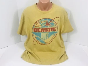 Vintage Beastie Boys Single Stitch Herren XL Regular Baumwolle Tshirt gelb @2014 - Bild 1 von 12
