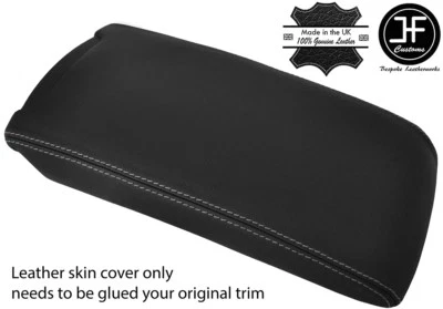 CUBIERTA TAPA REPOSABRAZOS CUERO REAL GENUINO PUNTADA GRIS SE ADAPTA A TOYOTA VENZA 2010-2015 Foto 1 de 3