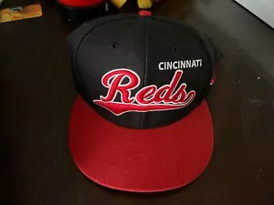 Cincinnati Reds MLB '47 Brand Red Script Hitch Adjustable Snapback Hat Rare - Picture 1 of 5
