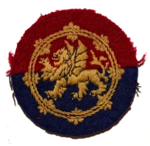 INSIGNIAS DE GORRA MILITAR BRITÁNICA, letrero de formación de cuartel general de las fuerzas nacionales Segunda Guerra Mundial - Imagen 1 de 2