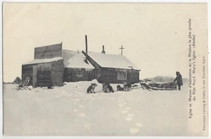 1910 Nome, Mary's Igloo, Alaska - Christian Eskimo Mission - North Pole Postcard - Picture 1 of 2