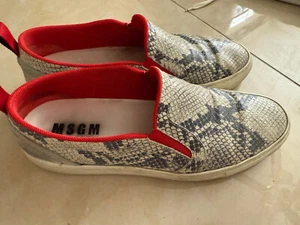 MSGM Anaconda Zapatilla Deportiva Sin Cordones Moda Tenis 43 EE. UU. 10.5 - Imagen 1 de 4