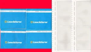LEUCHTTURN BLÄTTER 40 GENERISCHE BLÄTTER MIT VERSCHIEDENEN TASCHEN - KOSTENLOSER VERSAND - Bild 1 von 11