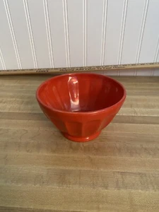Gebrauchte eine einzelne "POTTERY BARN CAFE" ROT GEPANNELTE EIS-/MÜSLISCHALE - Bild 1 von 5