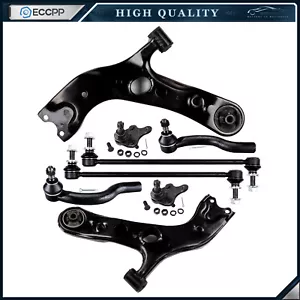 Front Tie Rod Sway Bar End Control Arm And Ball Joint For 2006-2018 Toyota RAV4 - Picture 1 of 10