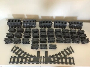 Lot Of 200 LEGO Tracks 53404, 53407, 53400, 53401 & 88492 - Picture 1 of 5