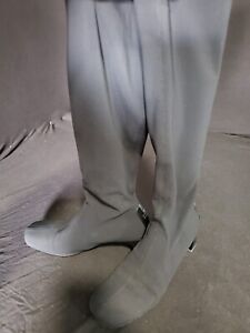 GUCCI STIVALE LADIES STRETCH FABRIC KNEE BOOTS USED IN GREAT CONDITION  W/BOX 