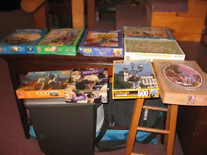 Lot of 9 Jigsaw Puzzles 2-1000 Piece. 1-750 pieces. 6 - 500 piece 202 - Picture 1 of 10