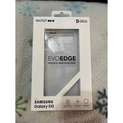 Funda transparente para teléfono Samsung Galaxy S10 tech21 EVOEDGE NUEVA Foto 1 de 2