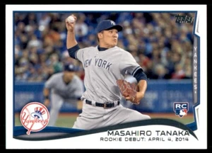 2014 Topps Update #US-25 Masahiro Tanaka Rookie - Imagen 1 de 2